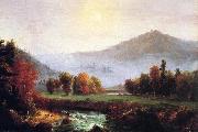 Thomas Cole Morning Mist Rising painting